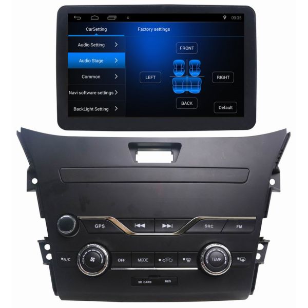 Ouchuangbo car audio stereo gps navigation android 8.1 for Baic X25 support BT wifi BDDR3 2GB 1080 Video