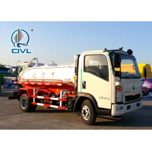 Quality Sinotruk New 4 Wheels 5-6CBM LHD 4X2 Sewage Vacuum Truck Combination Sewer Cleaning Truck for sale
