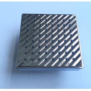 ABS plastic material square chrome plating shower head top shower rain shower wholesale