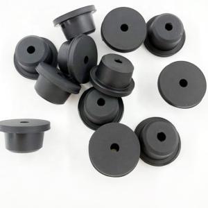 Custom Silicone Molded Rubber Parts Black Silicone Plug