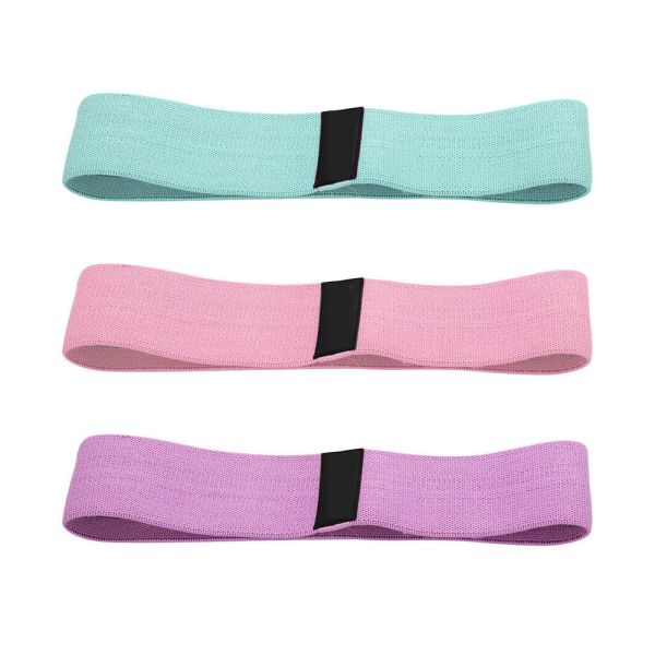 Buy Ultra Stretchable TPE Heavy Fabric Resistance Bands Pink 25in at wholesale prices