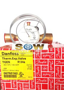 HVAC Thermostatic Expansion Valves R134a TGE Series TGEN R134/-25℃/-40℃ with or