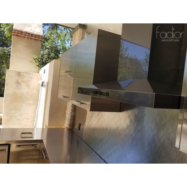 OEM Outdoor Kitchen Stainless Steel Sink Cabinet With Integrated Modern Appliances