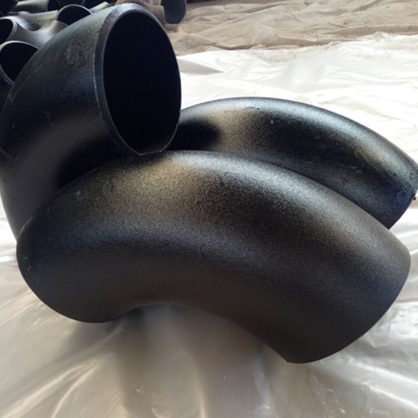 Sch 80 Seamless Steel Pipe Fittings 180 Degree 90 Degree ASTM A234 WPB Black