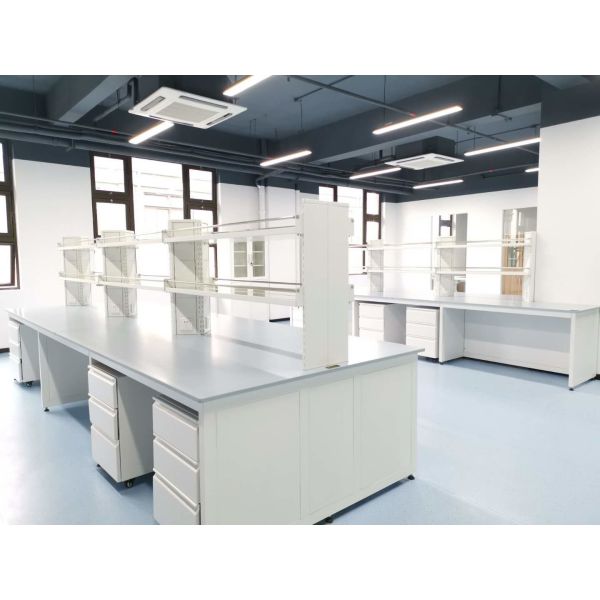 Matte Surfaces And Marine Edge Epoxy Resin Lab Countertops For Laboratory
