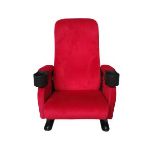 China Luxury Home Theater Seating , Media Room Chairs Contoured Seat Cushion on sale