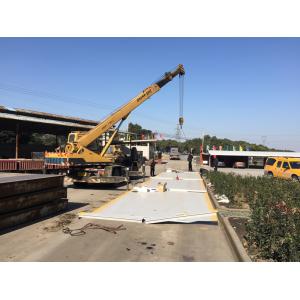 Electronic Heavy Duty Weighbridge For Trucks Pitless Foundation Customized