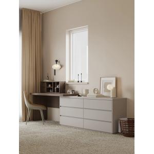 Cozy Bedroom Makeup Vanity Slimline Dressing Table With Mirror
