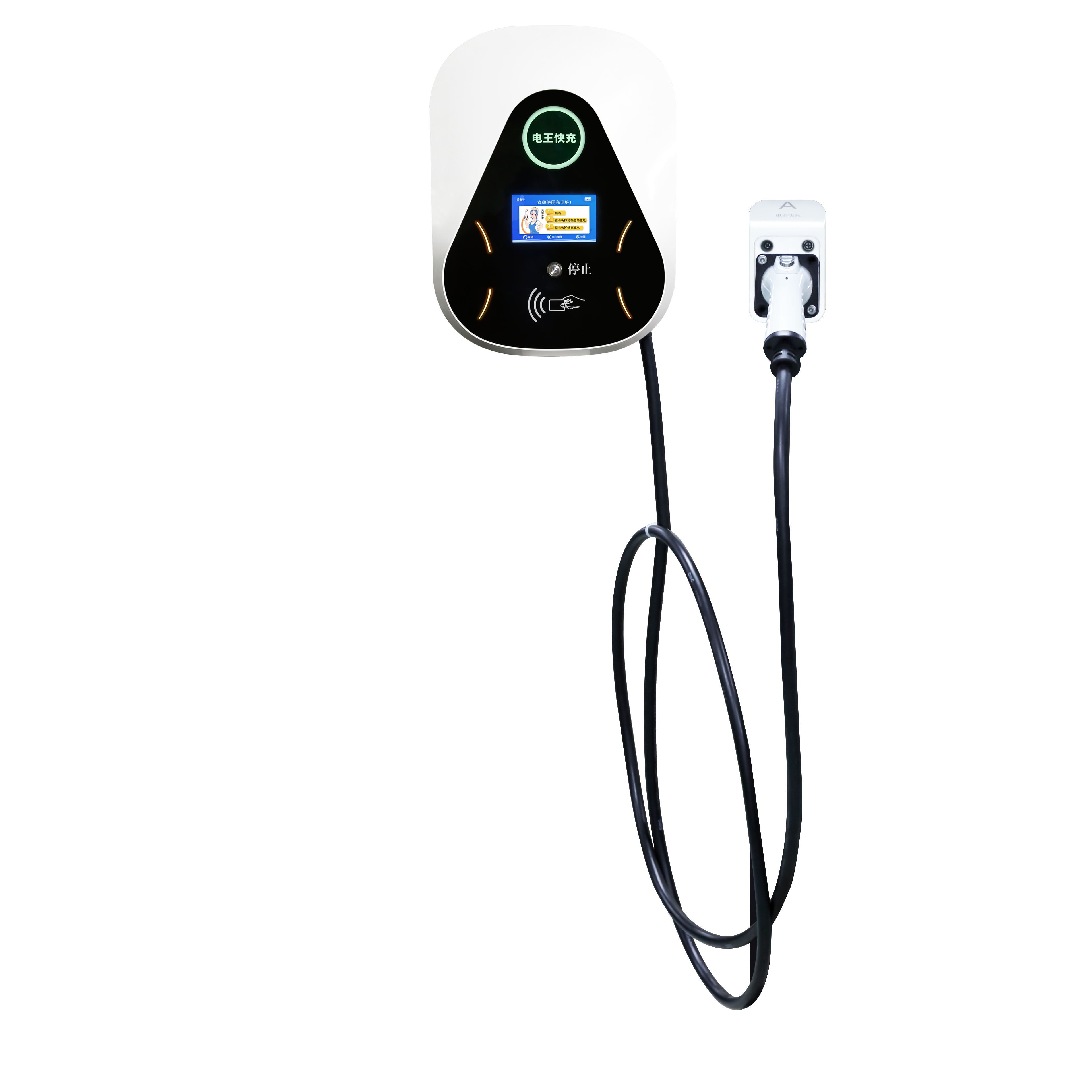 220VAC Input Voltage Range 7KW Wall Mounted Charger for Energy Vehicles Portable Charger