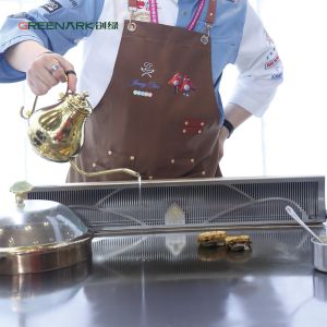 Commercial Teppanyaki Grill Table with 8000W Power 220-240V/380V Voltage and