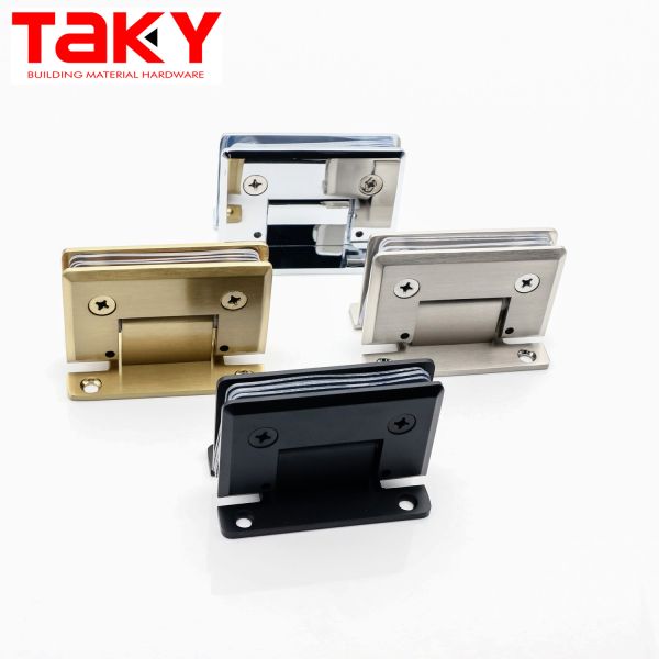 Bathroom Sliding Door Shower Hinges 135 with Stainless Steel/Zinc Alloy Glass Hinge