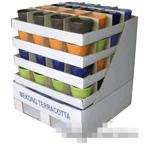 Quality cardboard display tray for cup advertising from China supplier for sale