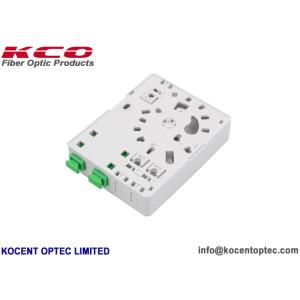 OTB Socket Indoor Optical Fiber Termination Box KCO-FTB-02W Faceplate SC/APC ABS