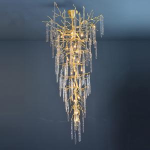 Stairwell Long Drop Custom Pendant Lights H65 Copper