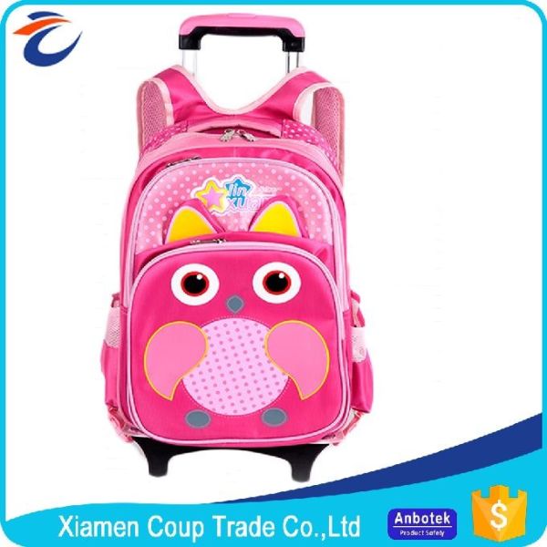 Buy 600D Polyester Promotional Products Backpacks Kids Trolley Bag For School Students at wholesale prices