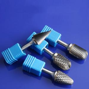 Tooth Pattern Bidentate Pattern 1/4 6mm Sintered Tungsten Rotary Burr Set Carbide Burrs