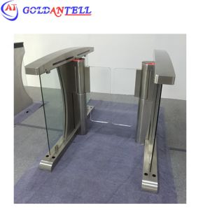 High Security Optical Turnstile Speed Gate with 1400x300x1000mm Cabinet and