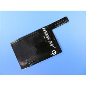 Double Layer Flexible Pritned Circuit (FPC) Prototype with Black Coverlay and