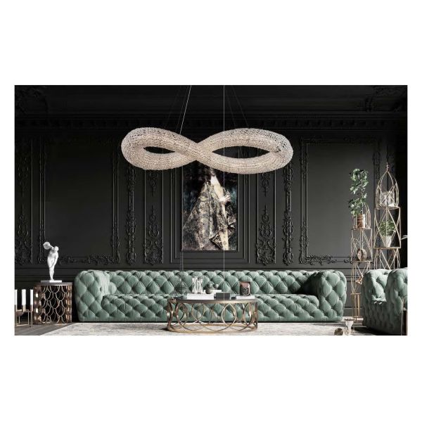 Buy Art Light Luxury Crystal Chandelier For Living Room Restaurant Hotel Lobby at wholesale prices