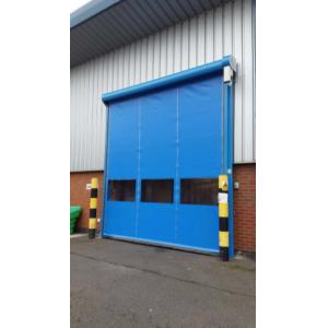 380 V 50hz high speed pvc roll up door color coated galvanized steel material