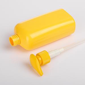 Best Price Customized Yellow Cosmetic Shampoo Packaging Biodegradable Bottle