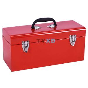 China Cold Rolled Steel Metal Tool Storage Box With Sturdy Carry Handle on sale