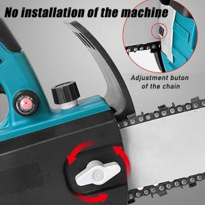 Electric 8 Inch Battery Powered Chainsaw Handheld Lightweight