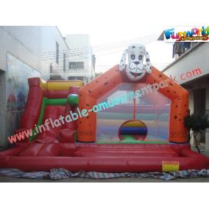 Durable Commercial Inflatable Bouncy Slide For Outdoor / Backyard
