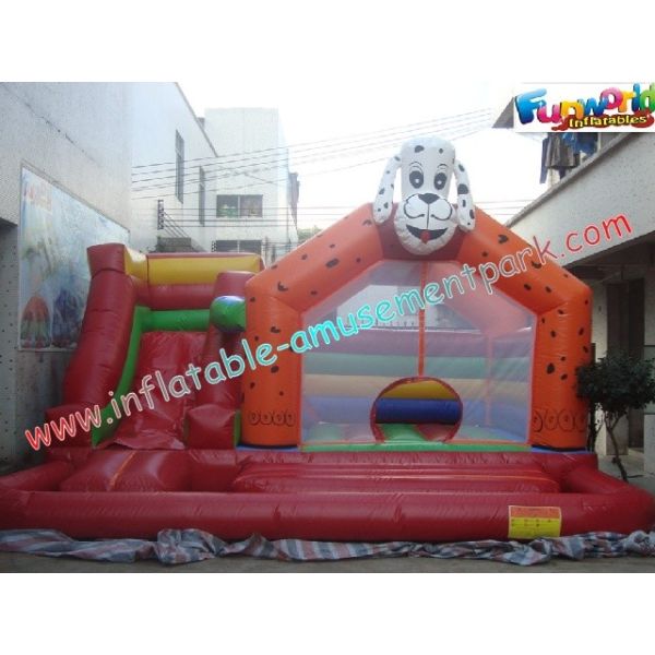 Buy Durable Commercial  Inflatable Bouncy Slide For Outdoor / Backyard at wholesale prices