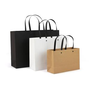 Pastry Brown Paper Kraft Pouch Packaging Bag Customized Logo