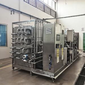 Juice / Dairy / Beverage / Syrup Tubular Sterilizing Machine 304 Stainless Steel