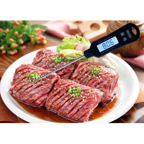 Buy Electronic Pocket Instant Read Grill Thermometer High Accuracy With C/F Conversion at wholesale prices