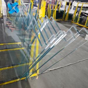 Custom Shape 15mm Ultra Clear Toughened Glass Stair Handrails