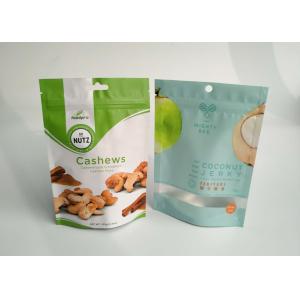 Plastic Coconut Powder Snack Bag Packaging Customized Laminated Resealable With