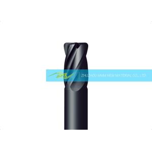 High Tip Strength 4 Flute Carbide End Mill With Accurate Arc Accuracy