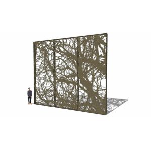 Separator Room Divider Screen Panels Board Aluminium Folding Design