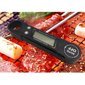Quality Talking Function Automatic Rotation BBQ Baking Digital Food Thermometer for sale