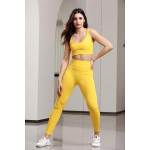 Quality Ladies' 4 Way Stretch Compression Bra and Capri Leggings for sale