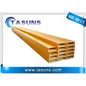 Safety Yellow Fiberglass Tube Pultrusion Rectangular Tube