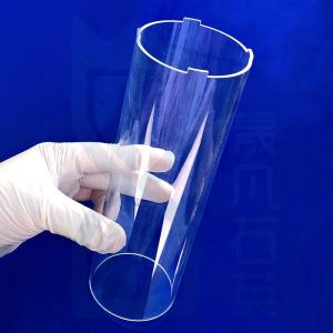 Transparent Heat Resistant Silica Quartz Glass Tube Large Diameter Morse 6.5
