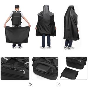 New Multifunction large capacity usb raincoat backpack business travel laptop