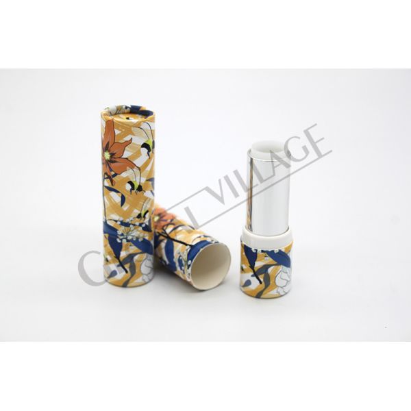 Empty Custom Lipstick Packaging Tube 12.7mm CMYK PMS Printing