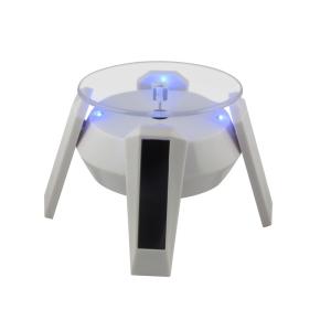 Quality New designed Solar turntable display with white / black LED light for sale