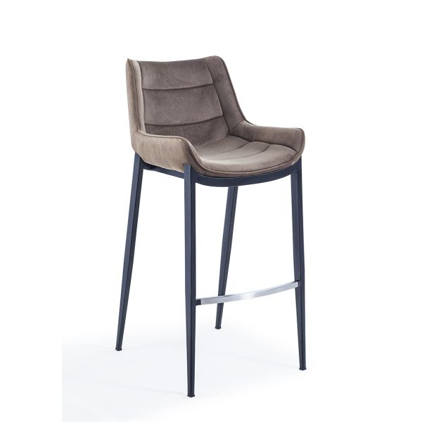 Buy PU Black Painted Frame 75cm Leisure Modern Bar Chair at wholesale prices