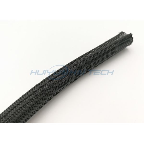 Buy Cable Jacket Self Wrapping Split Braided Sleeving Environment Friendly at wholesale prices