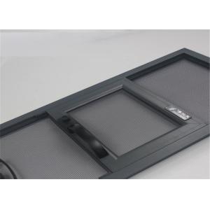 Plastic Coated Security Window Screens / Anti Theft Mesh High Impact Strength