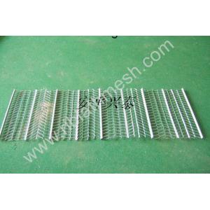 Stainless Steel Rib Lath Mesh , Hot Galvanized Expanded Metal Mesh