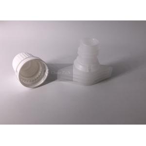 Diameter 9.6mm Matetrial PE White Color Plastic Spout Cap For Jelly Bag