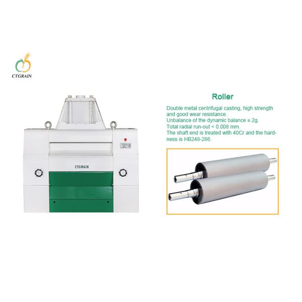Buy PLC Control Length 600mm Atta Roller Mill Machine at wholesale prices
