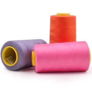 3000Y 4000Y 5000 Yards Colors 100% Polyester Sewing Thread 40/2 Free Sample